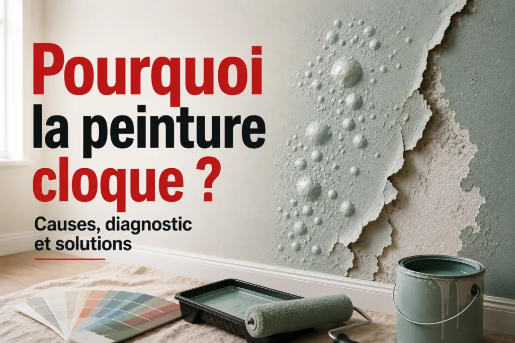 pourquoi la peinture cloque