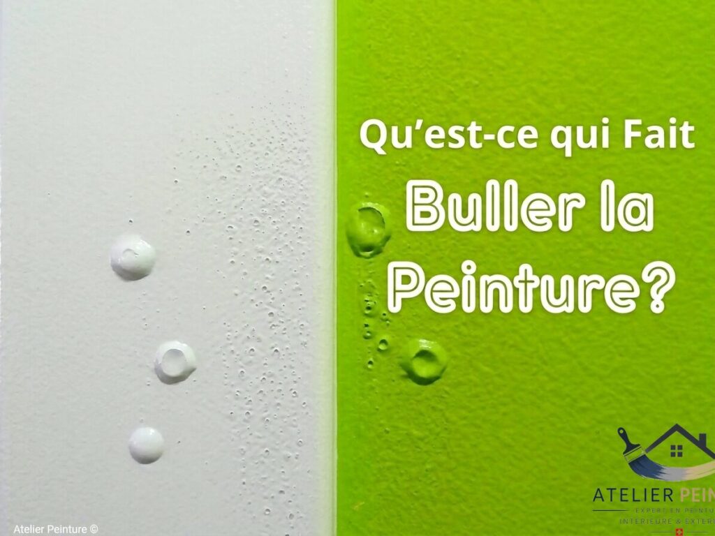 peinture qui fait des bulles