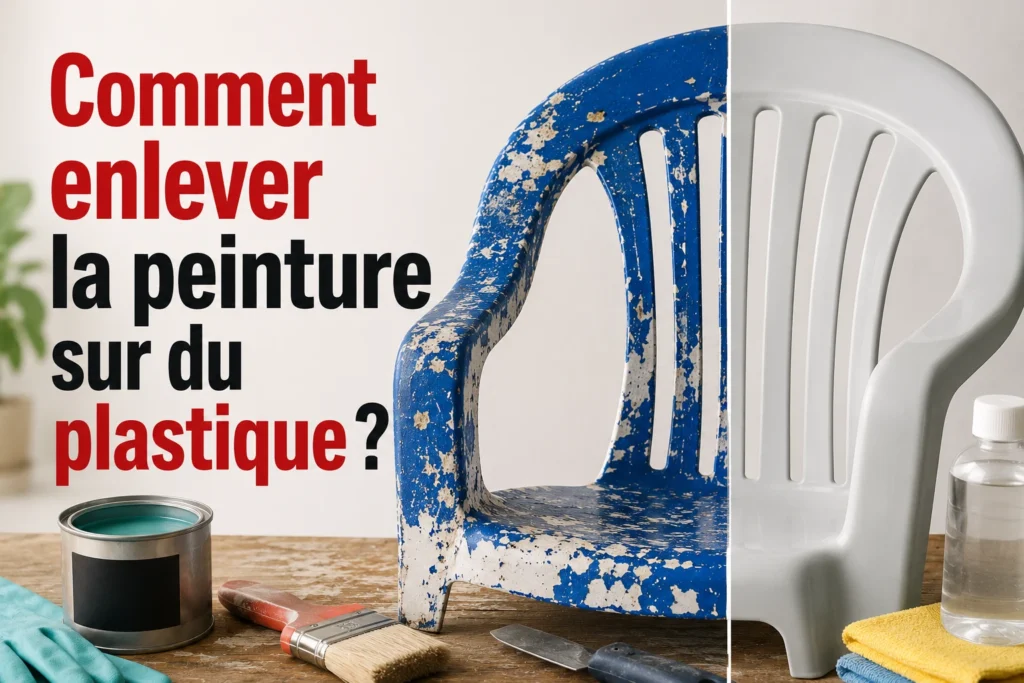 comment enlever la peinture sur du plastique