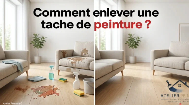 Comment enlever une tache de peinture ?