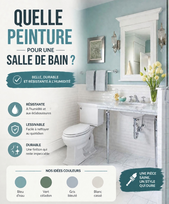 quelle peinture pour une salle de bain