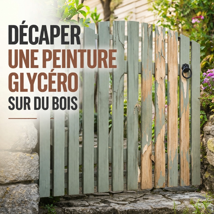décaper une peinture glycéro sur du bois